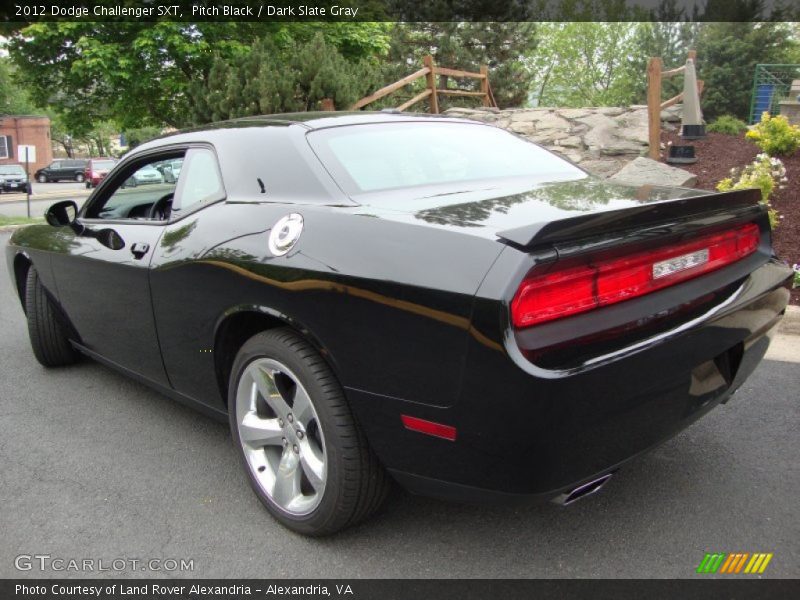 Pitch Black / Dark Slate Gray 2012 Dodge Challenger SXT