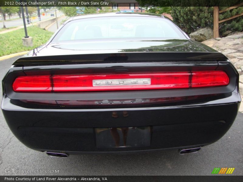 Pitch Black / Dark Slate Gray 2012 Dodge Challenger SXT