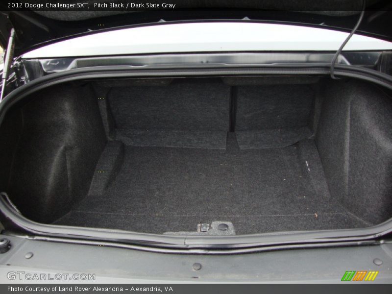 Pitch Black / Dark Slate Gray 2012 Dodge Challenger SXT