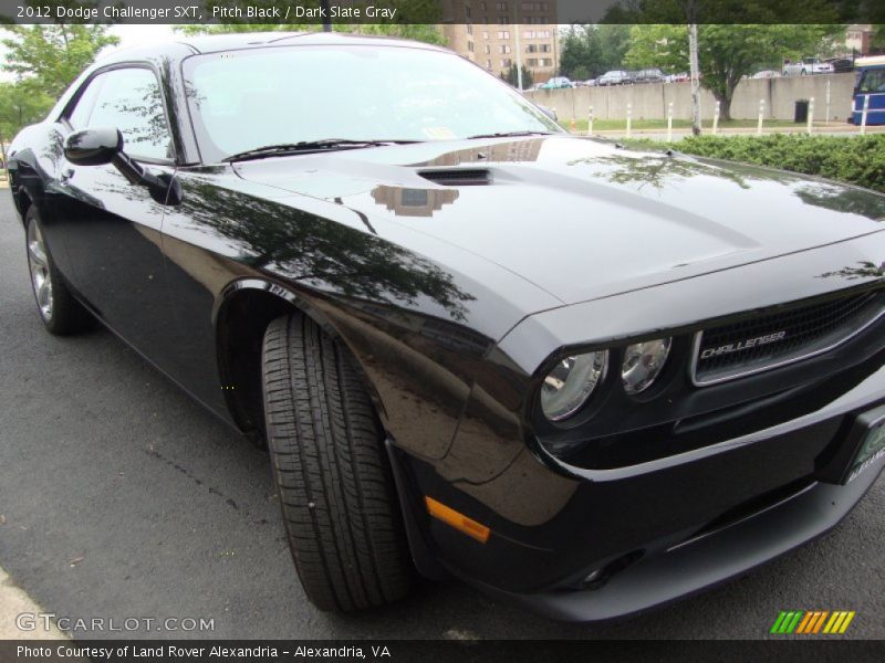 Pitch Black / Dark Slate Gray 2012 Dodge Challenger SXT