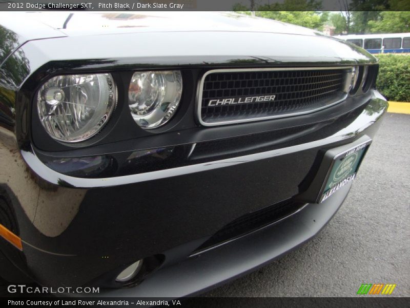 Pitch Black / Dark Slate Gray 2012 Dodge Challenger SXT