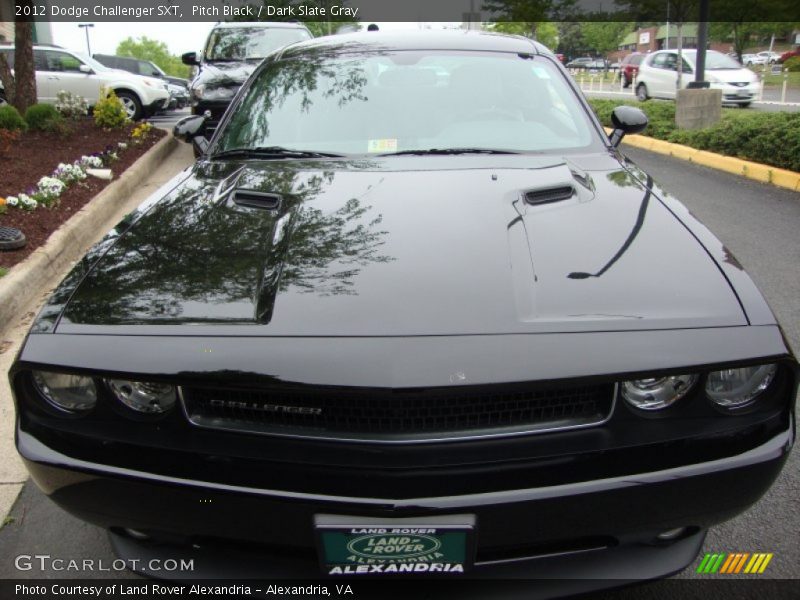 Pitch Black / Dark Slate Gray 2012 Dodge Challenger SXT