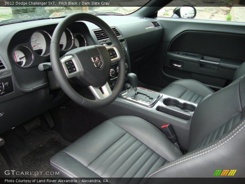 Pitch Black / Dark Slate Gray 2012 Dodge Challenger SXT