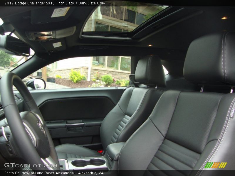 Pitch Black / Dark Slate Gray 2012 Dodge Challenger SXT