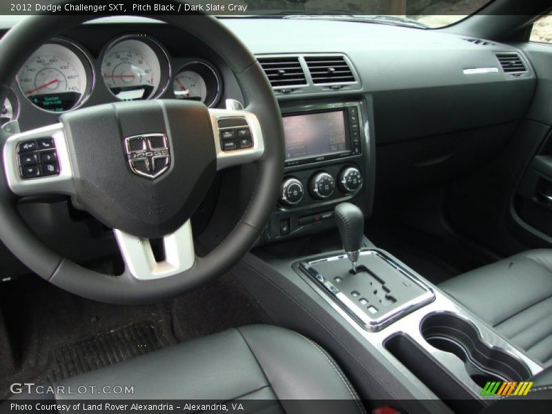 Pitch Black / Dark Slate Gray 2012 Dodge Challenger SXT