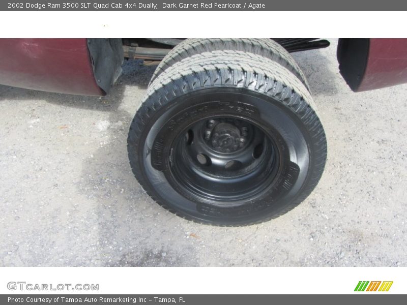 Dark Garnet Red Pearlcoat / Agate 2002 Dodge Ram 3500 SLT Quad Cab 4x4 Dually