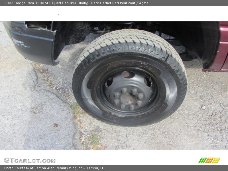 Dark Garnet Red Pearlcoat / Agate 2002 Dodge Ram 3500 SLT Quad Cab 4x4 Dually