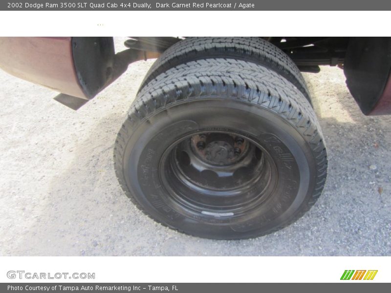 Dark Garnet Red Pearlcoat / Agate 2002 Dodge Ram 3500 SLT Quad Cab 4x4 Dually