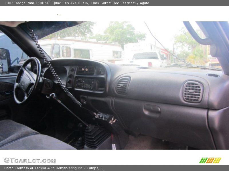 Dark Garnet Red Pearlcoat / Agate 2002 Dodge Ram 3500 SLT Quad Cab 4x4 Dually