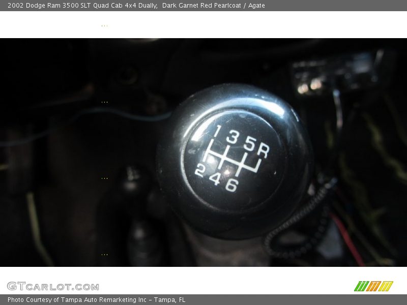 Dark Garnet Red Pearlcoat / Agate 2002 Dodge Ram 3500 SLT Quad Cab 4x4 Dually