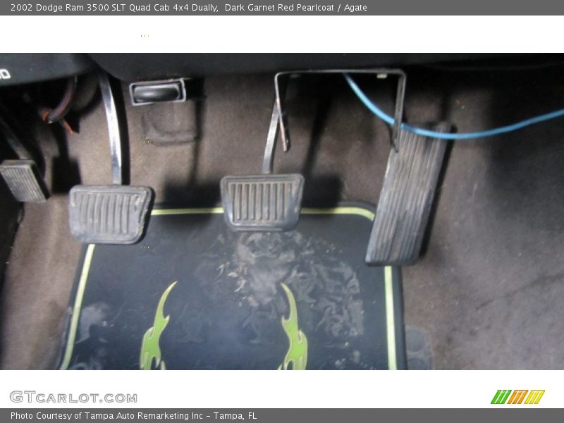 Dark Garnet Red Pearlcoat / Agate 2002 Dodge Ram 3500 SLT Quad Cab 4x4 Dually