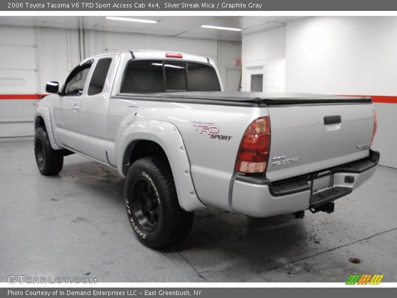 Silver Streak Mica / Graphite Gray 2006 Toyota Tacoma V6 TRD Sport Access Cab 4x4