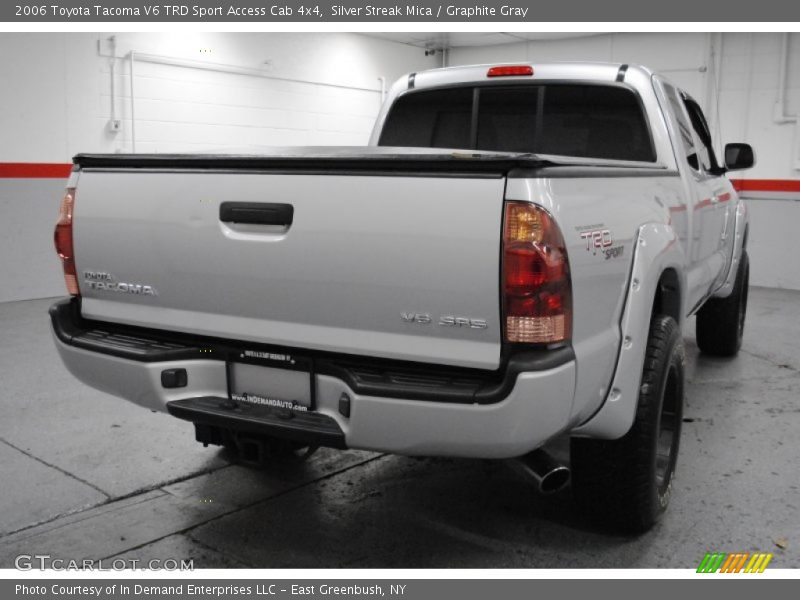 Silver Streak Mica / Graphite Gray 2006 Toyota Tacoma V6 TRD Sport Access Cab 4x4