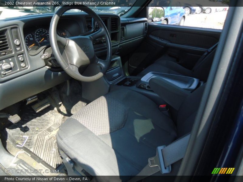 Indigo Blue Metallic / Graphite 2002 Chevrolet Avalanche Z66