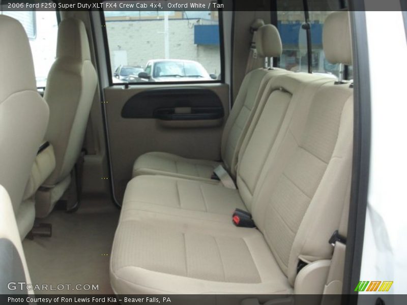 Rear Seat of 2006 F250 Super Duty XLT FX4 Crew Cab 4x4
