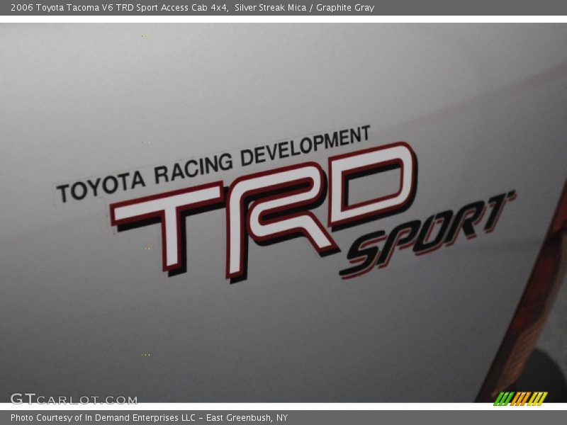 Silver Streak Mica / Graphite Gray 2006 Toyota Tacoma V6 TRD Sport Access Cab 4x4