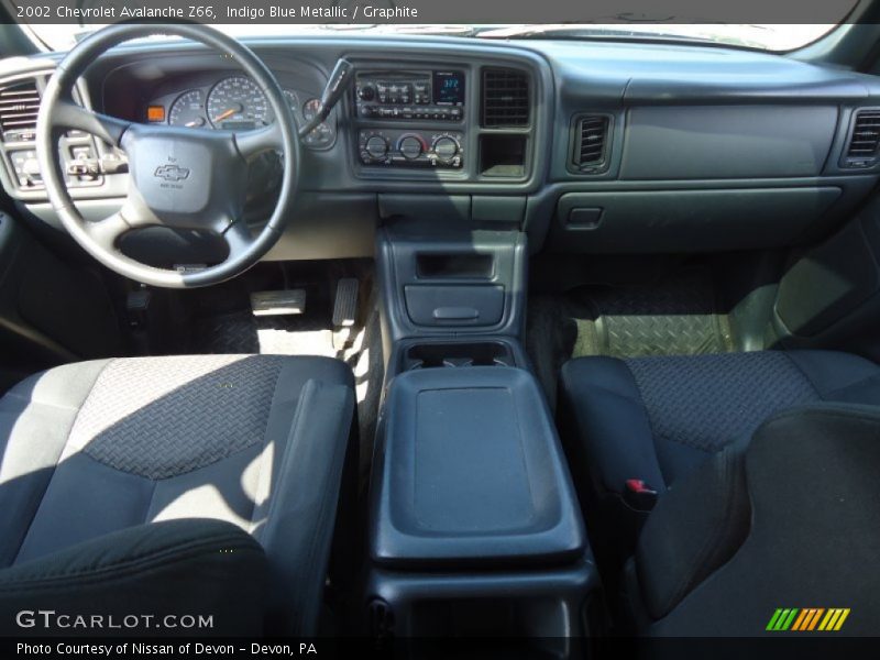 Indigo Blue Metallic / Graphite 2002 Chevrolet Avalanche Z66