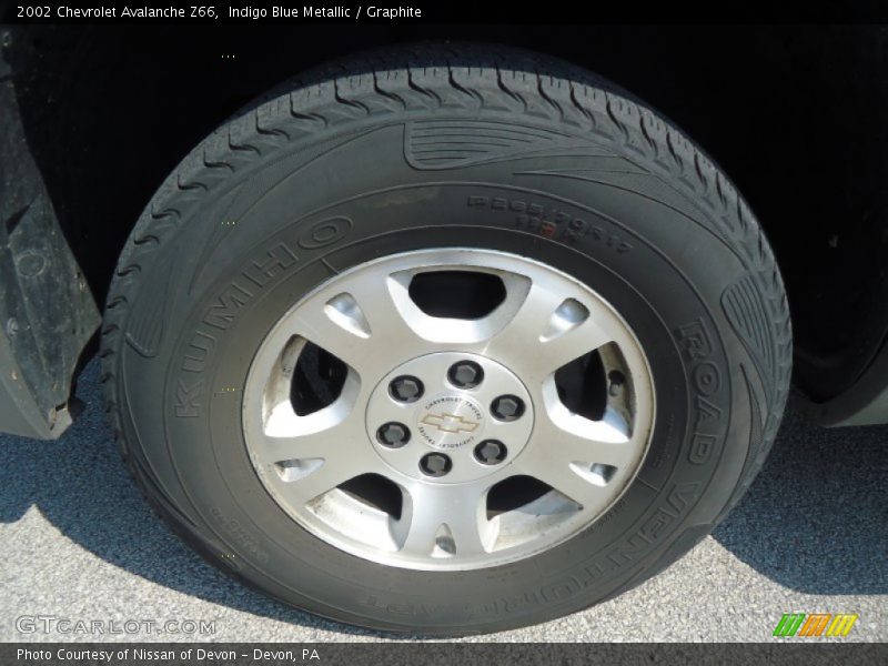 Indigo Blue Metallic / Graphite 2002 Chevrolet Avalanche Z66