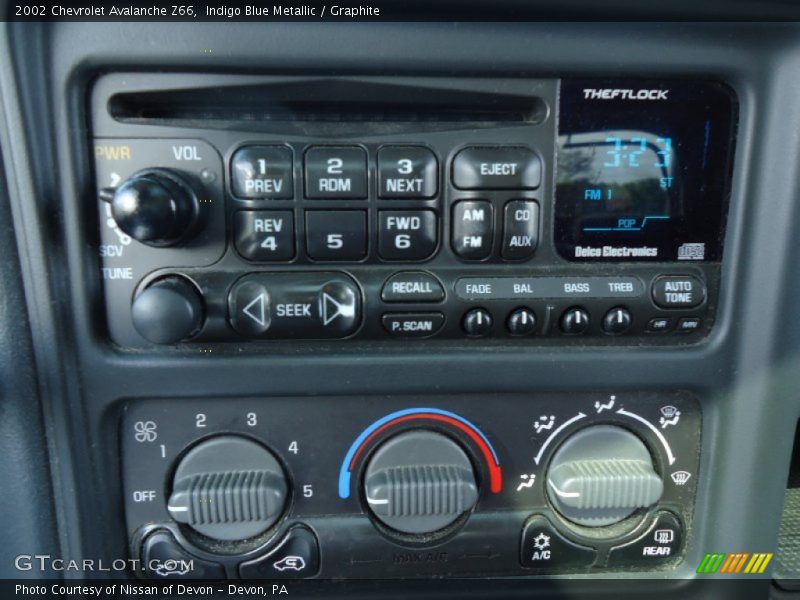 Indigo Blue Metallic / Graphite 2002 Chevrolet Avalanche Z66