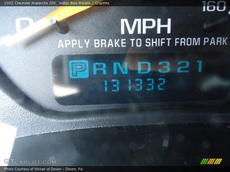 Indigo Blue Metallic / Graphite 2002 Chevrolet Avalanche Z66