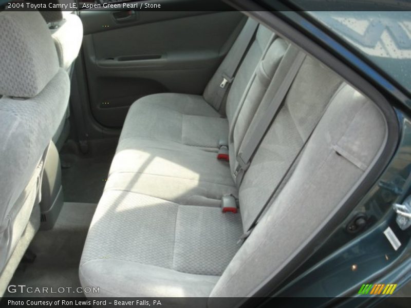 Aspen Green Pearl / Stone 2004 Toyota Camry LE
