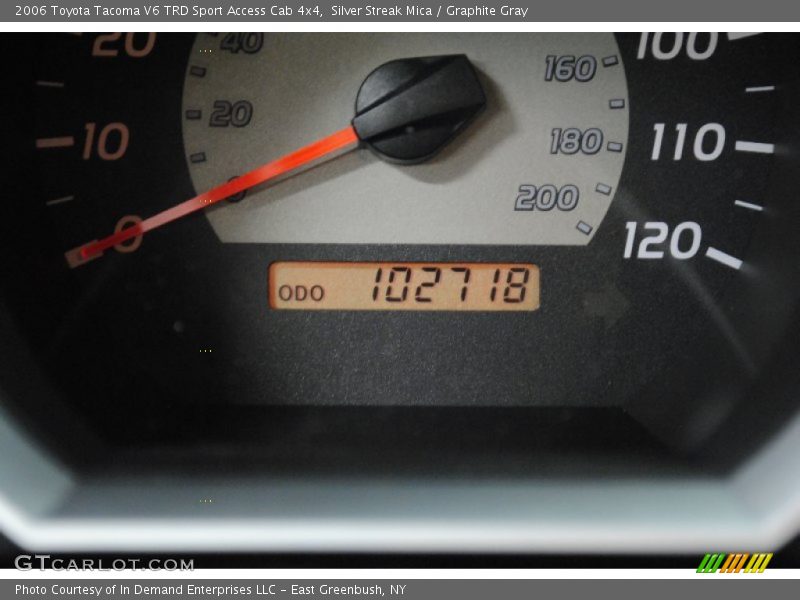 Silver Streak Mica / Graphite Gray 2006 Toyota Tacoma V6 TRD Sport Access Cab 4x4