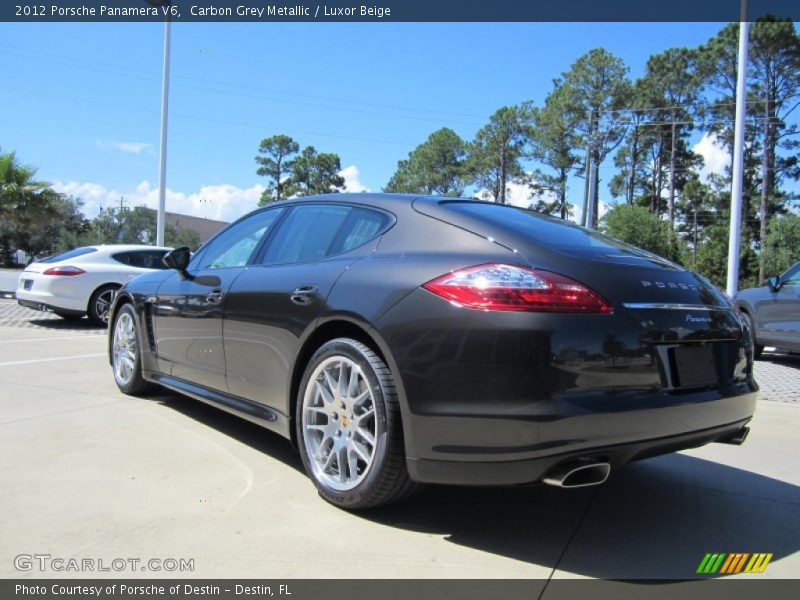 Carbon Grey Metallic / Luxor Beige 2012 Porsche Panamera V6