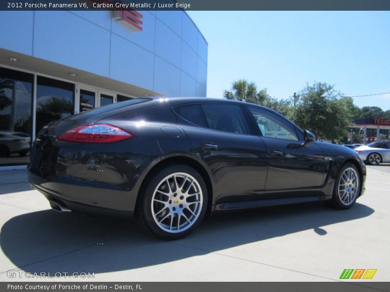 Carbon Grey Metallic / Luxor Beige 2012 Porsche Panamera V6