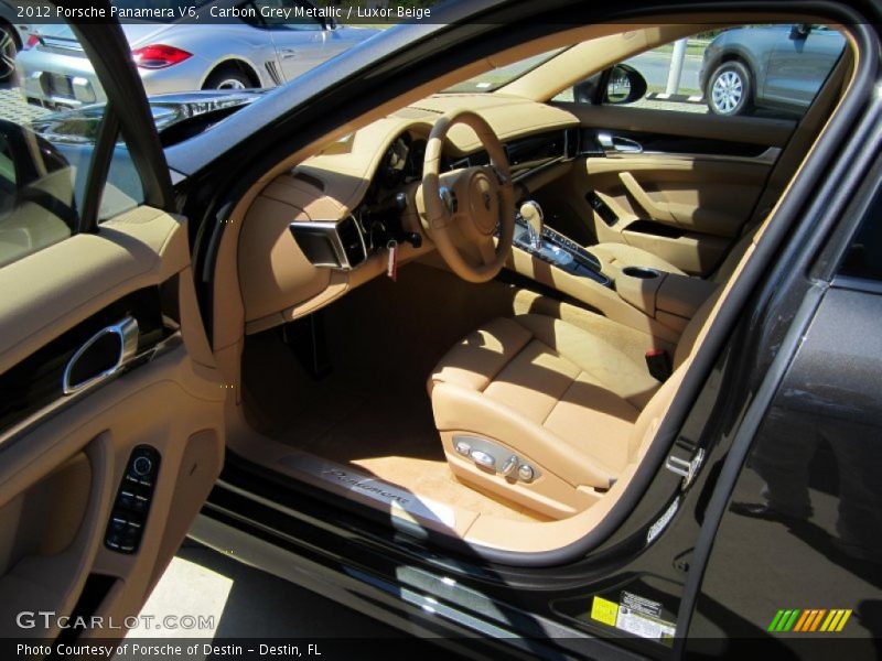 Carbon Grey Metallic / Luxor Beige 2012 Porsche Panamera V6