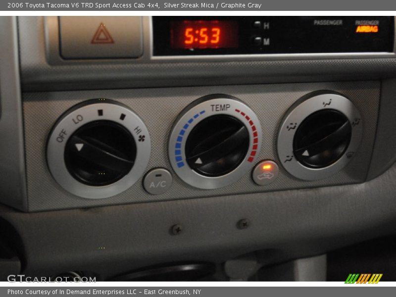 Silver Streak Mica / Graphite Gray 2006 Toyota Tacoma V6 TRD Sport Access Cab 4x4