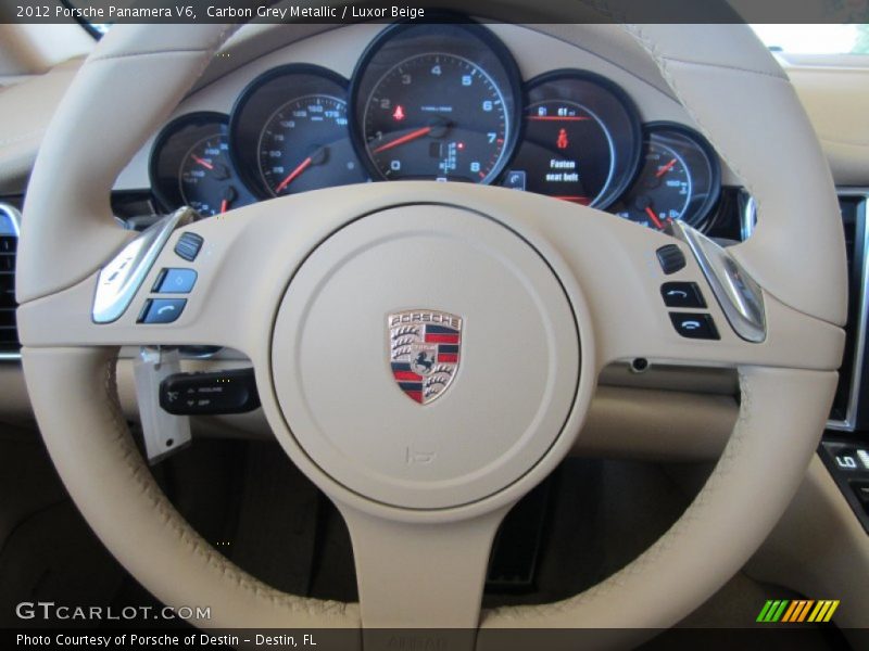 Carbon Grey Metallic / Luxor Beige 2012 Porsche Panamera V6