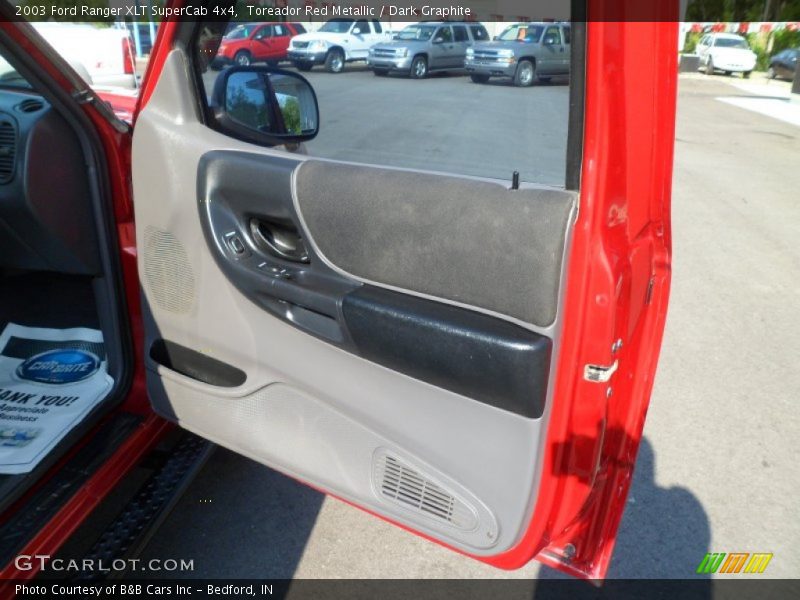 Toreador Red Metallic / Dark Graphite 2003 Ford Ranger XLT SuperCab 4x4