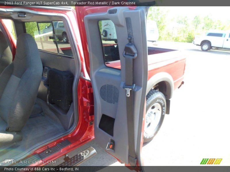 Toreador Red Metallic / Dark Graphite 2003 Ford Ranger XLT SuperCab 4x4
