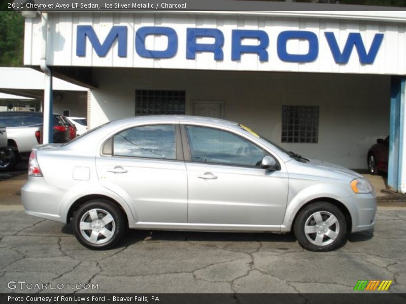 Ice Silver Metallic / Charcoal 2011 Chevrolet Aveo LT Sedan