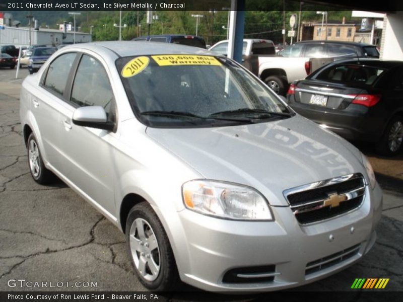 Ice Silver Metallic / Charcoal 2011 Chevrolet Aveo LT Sedan