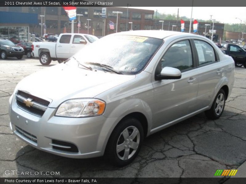 Ice Silver Metallic / Charcoal 2011 Chevrolet Aveo LT Sedan