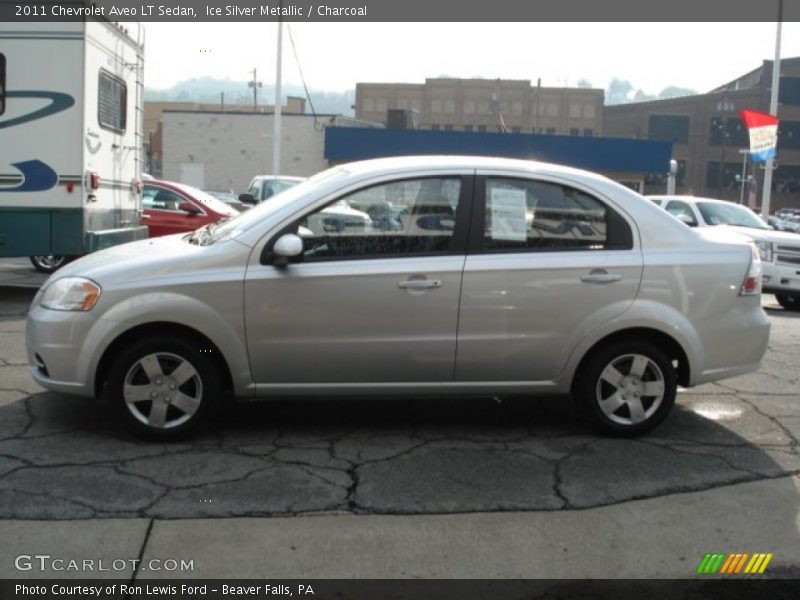 Ice Silver Metallic / Charcoal 2011 Chevrolet Aveo LT Sedan