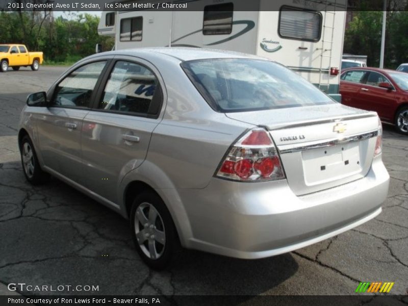 Ice Silver Metallic / Charcoal 2011 Chevrolet Aveo LT Sedan