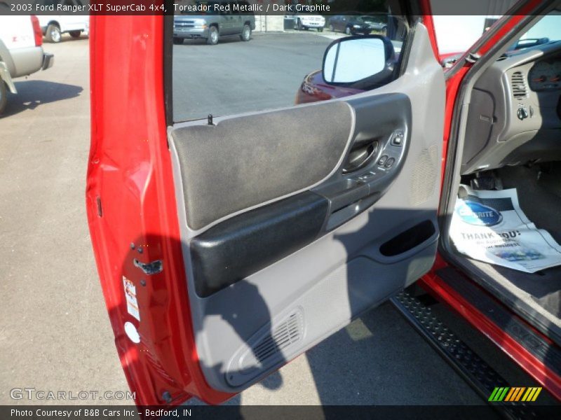 Toreador Red Metallic / Dark Graphite 2003 Ford Ranger XLT SuperCab 4x4