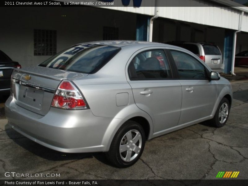 Ice Silver Metallic / Charcoal 2011 Chevrolet Aveo LT Sedan