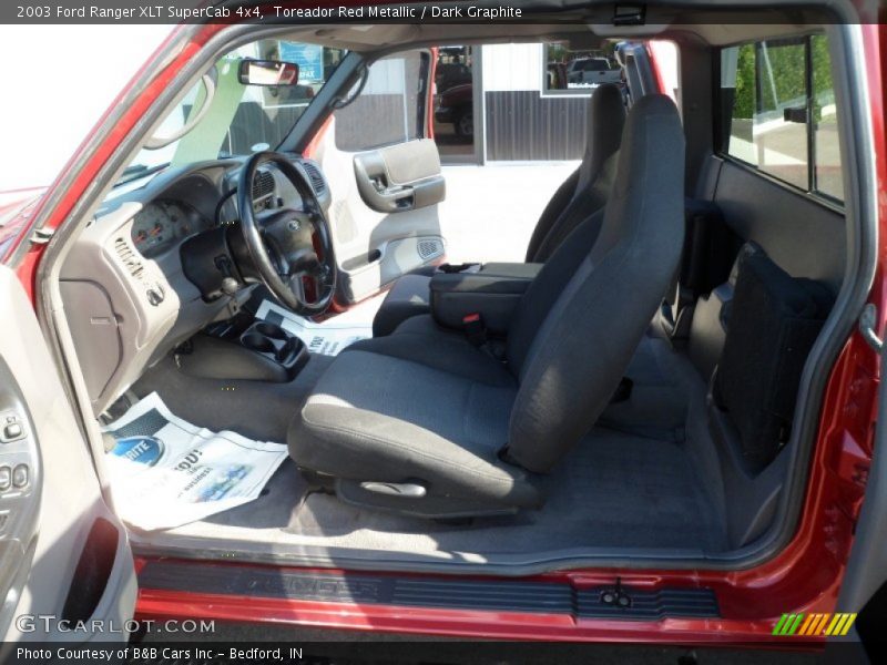 Toreador Red Metallic / Dark Graphite 2003 Ford Ranger XLT SuperCab 4x4