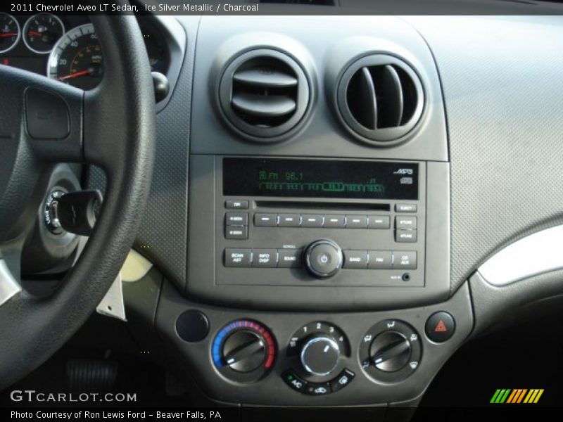 Ice Silver Metallic / Charcoal 2011 Chevrolet Aveo LT Sedan