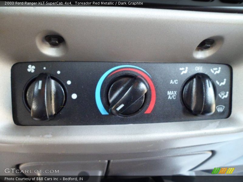 Toreador Red Metallic / Dark Graphite 2003 Ford Ranger XLT SuperCab 4x4