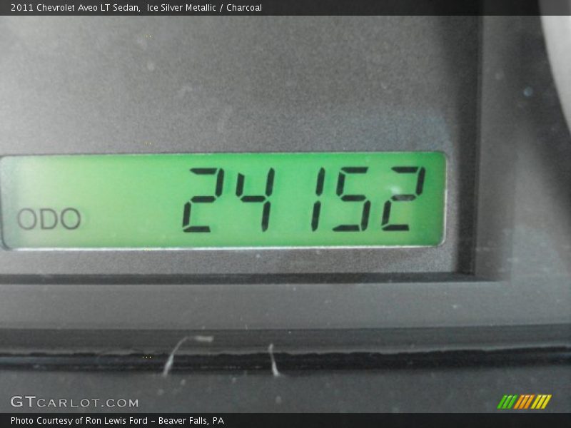 Ice Silver Metallic / Charcoal 2011 Chevrolet Aveo LT Sedan