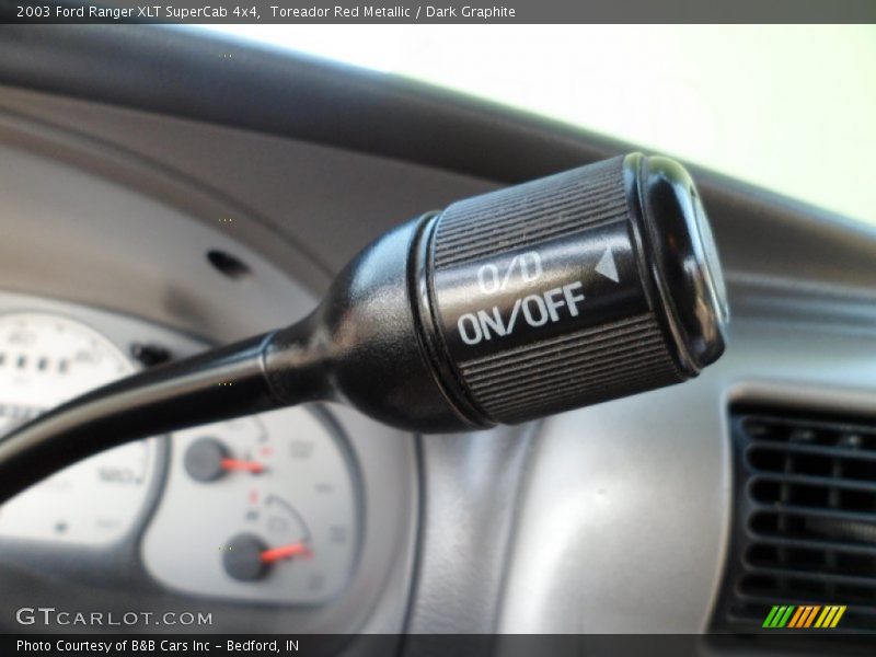 Toreador Red Metallic / Dark Graphite 2003 Ford Ranger XLT SuperCab 4x4