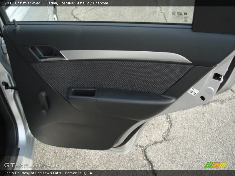 Ice Silver Metallic / Charcoal 2011 Chevrolet Aveo LT Sedan