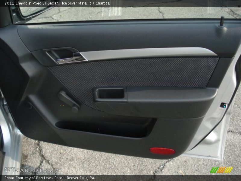 Ice Silver Metallic / Charcoal 2011 Chevrolet Aveo LT Sedan