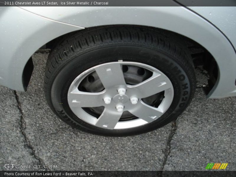 Ice Silver Metallic / Charcoal 2011 Chevrolet Aveo LT Sedan