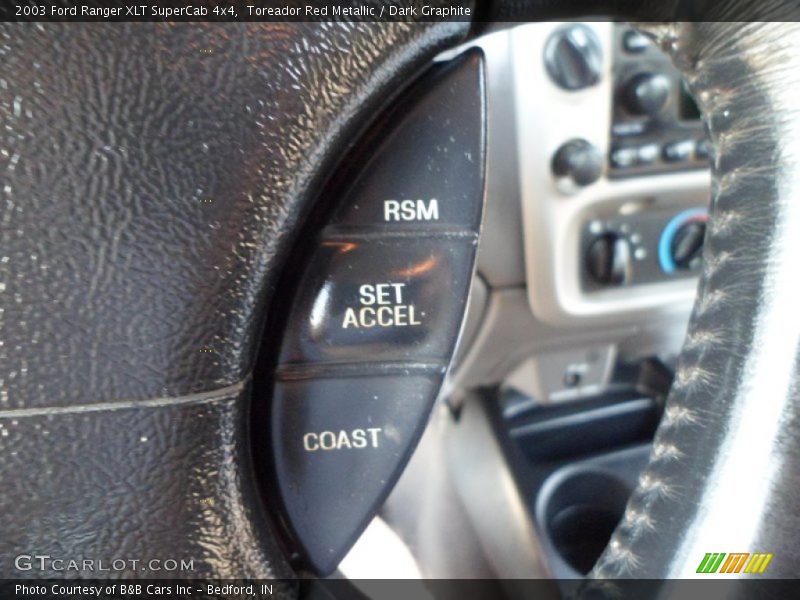 Toreador Red Metallic / Dark Graphite 2003 Ford Ranger XLT SuperCab 4x4