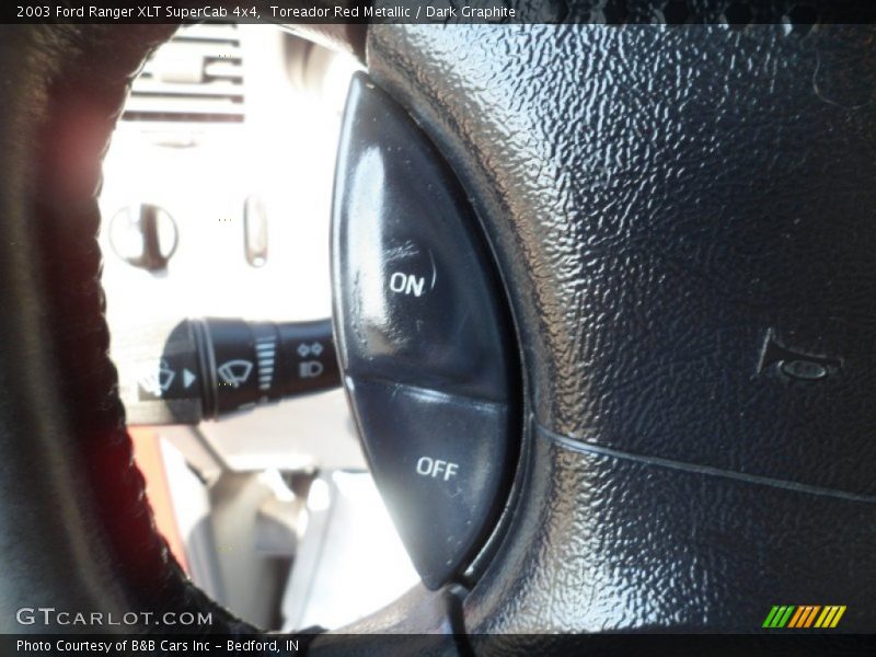 Toreador Red Metallic / Dark Graphite 2003 Ford Ranger XLT SuperCab 4x4